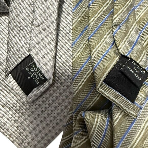 Random tie lot. Kenneth Cole, Chaps, Geoffrey bean Perry Ellis Portfolio Silk - Picture 7 of 9